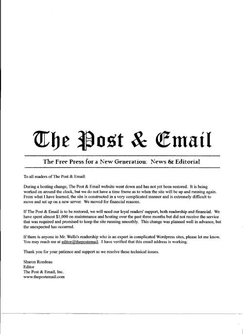 The Post & Email CW Posting 001